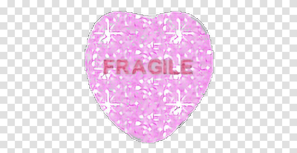 Myedit Glitter Fragile Sweethearts Kawaii Mine Heart, Diaper, Purple, Paper, Confetti Transparent Png