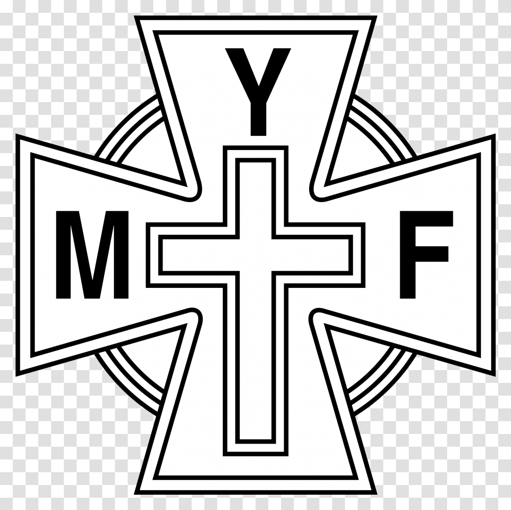 Myf Logo Myf Logo, Cross, Crucifix, Trademark Transparent Png