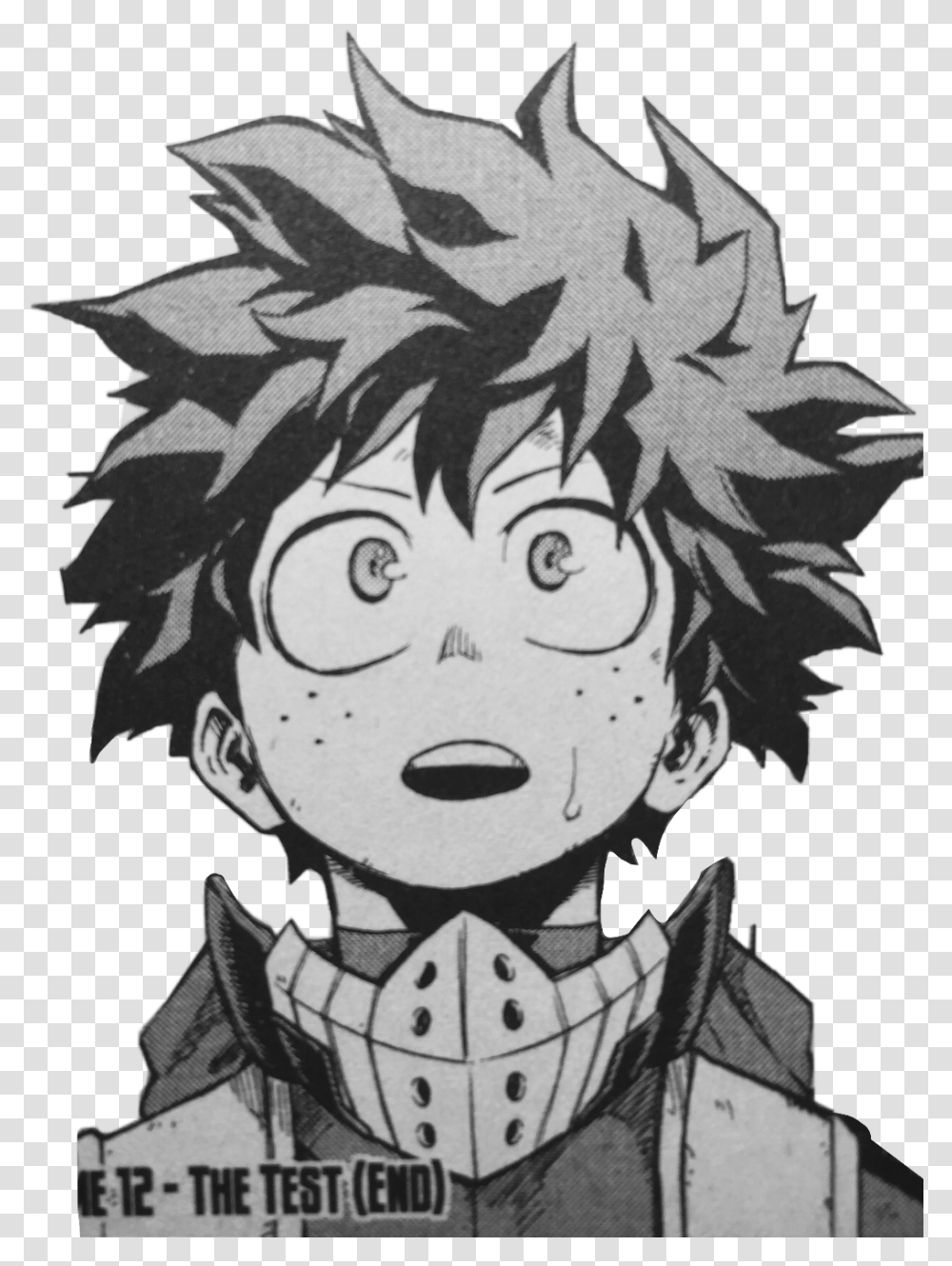 Myheroacademia Bokunoheroacademia Deku Midoriya, Manga, Comics, Book, Stencil Transparent Png