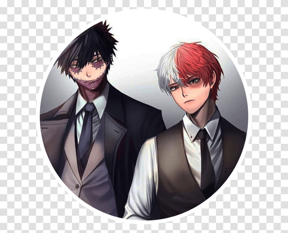 Myheroacademia Brothers Mafia Todoroki Dabi Suits Shoto Todoroki And Dabi, Tie, Accessories, Accessory, Person Transparent Png