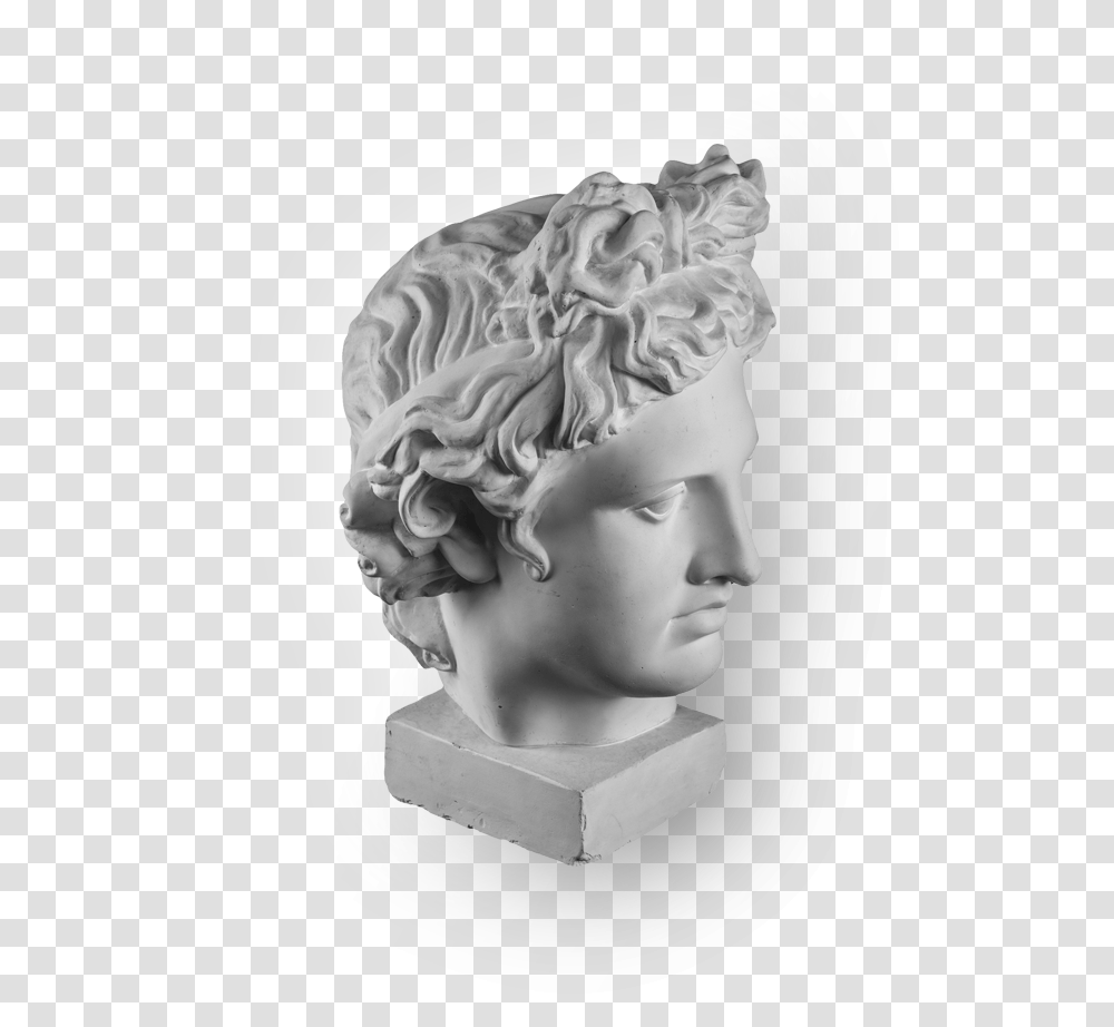 Mykonos Bust Sculpture Bust, Head, Statue, Person Transparent Png