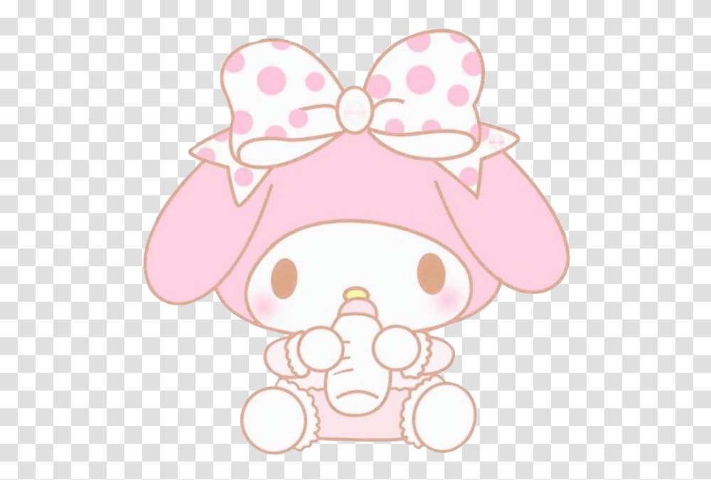 Mymelody Melody Sanrio Sanriosticker Sanriocharacter My Melody Aesthetic, Birthday Cake, Dessert, Food, Toy Transparent Png