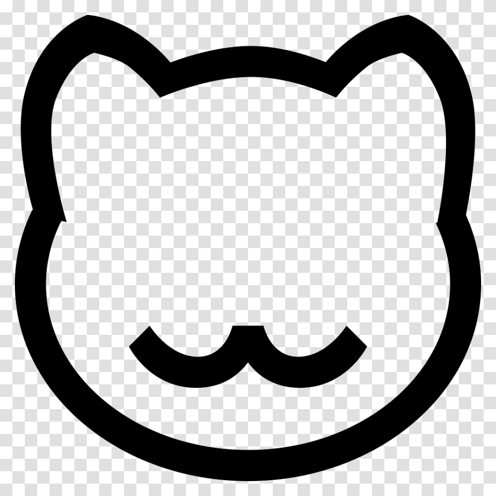 Myself Cat Icon Free Download, Stencil, Baseball Cap, Hat Transparent Png