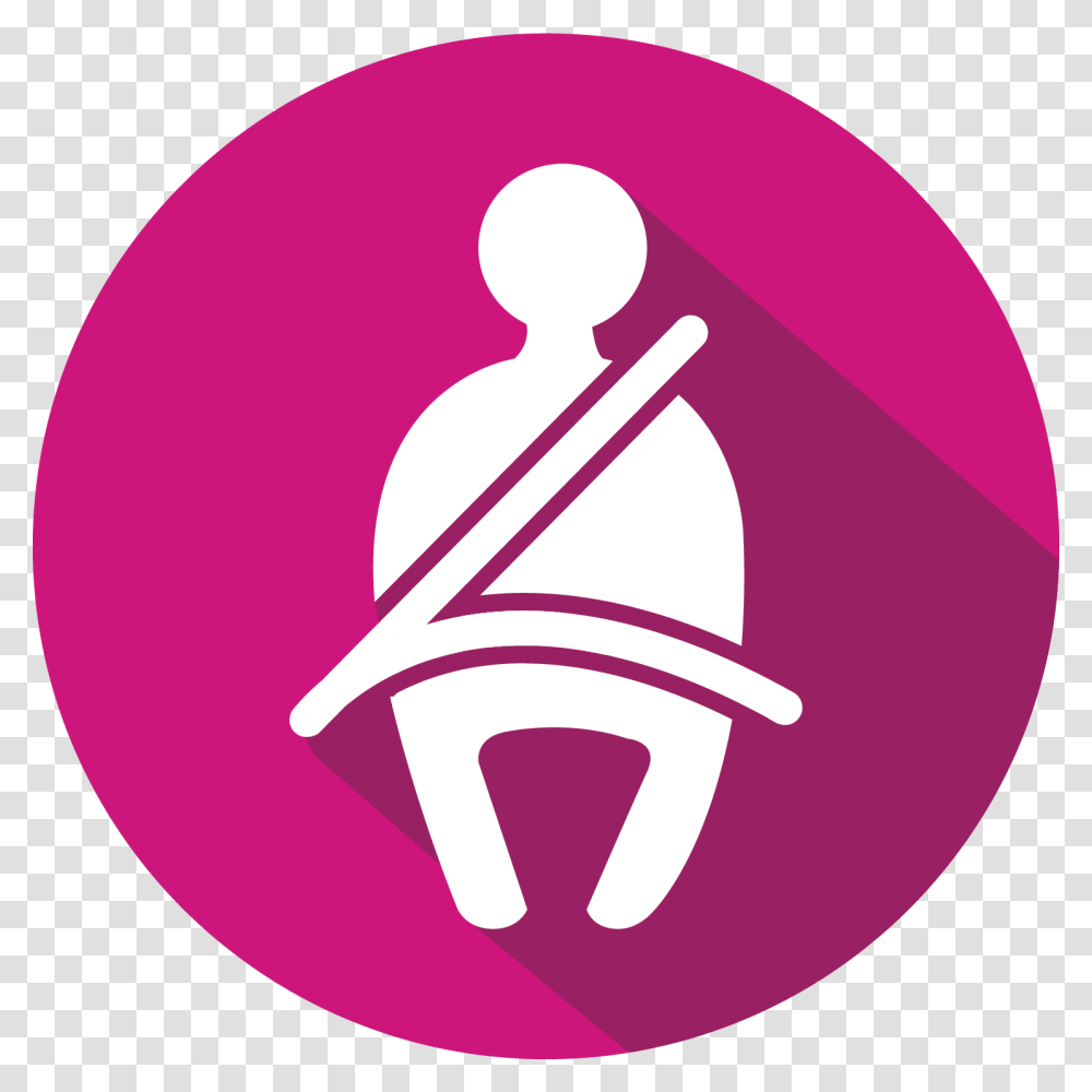Myself Pink Icon, Logo, Trademark, Seat Belt Transparent Png
