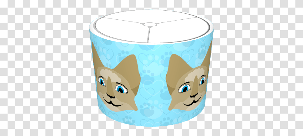 Mysoti Mydeas 'anime Cat Face With Blue Eyes' Lampshade Cartoon, Paper, Towel, Paper Towel, Tissue Transparent Png