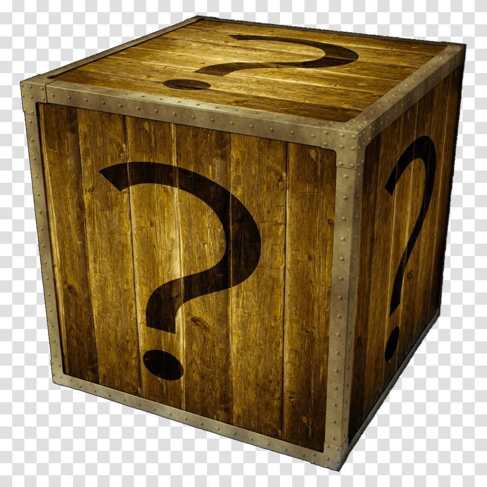 Mysterious Box, Mailbox, Letterbox, Crate, Wood Transparent Png