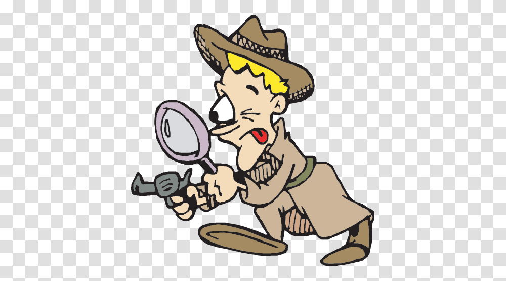 Mystery Clipart Crime Scene Investigator, Hat, Apparel, Magnifying Transparent Png