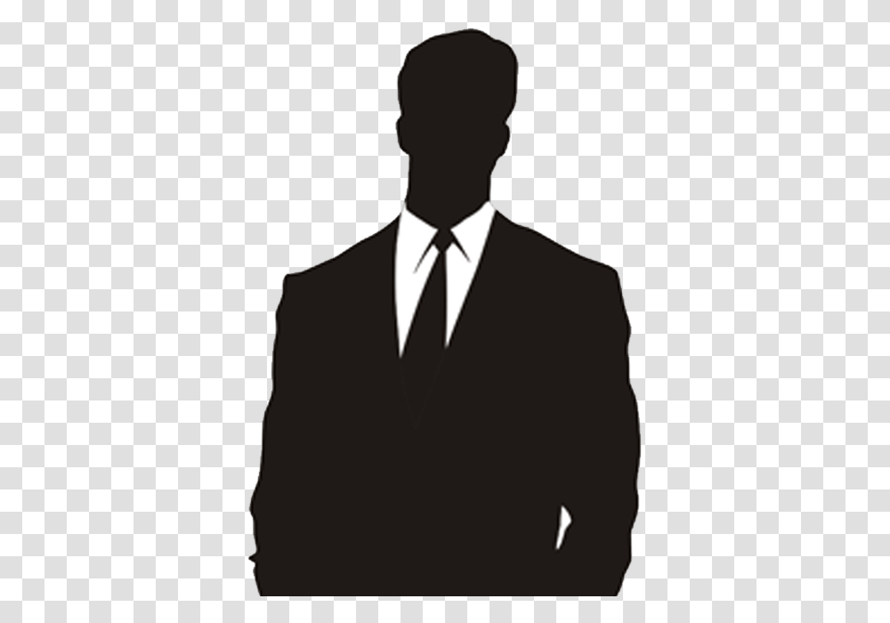 Mystery Man Download Vector Businessman Silhouette, Suit, Overcoat, Tie Transparent Png
