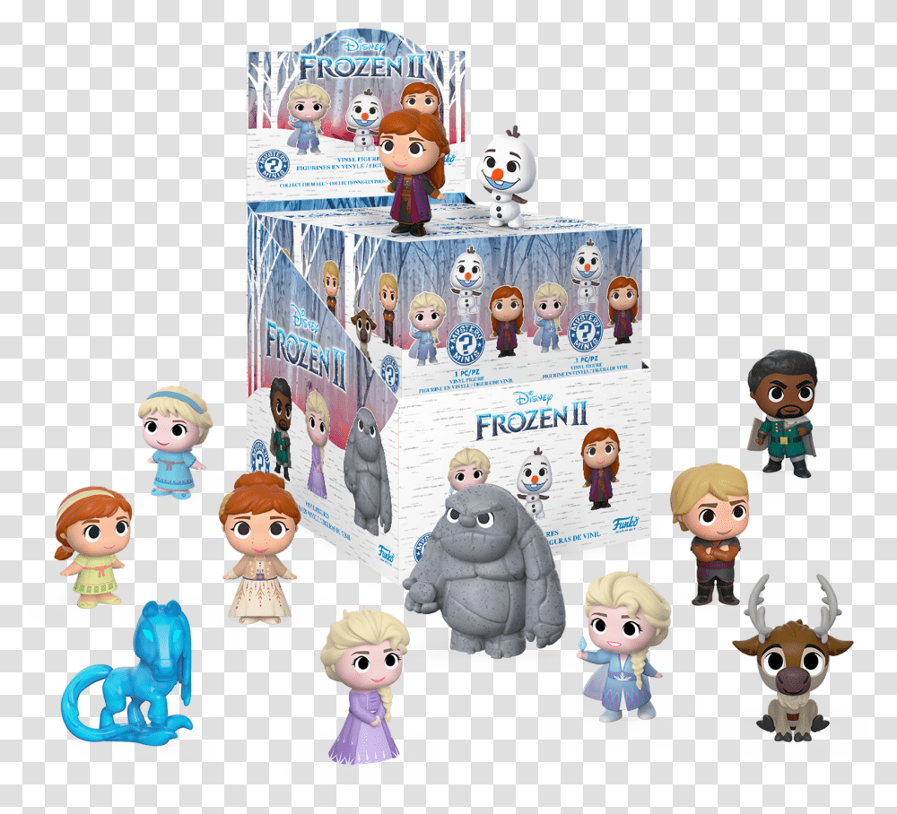 Mystery Minis Blind Box Frozen 2 Mystery Minis, Figurine, Toy Transparent Png