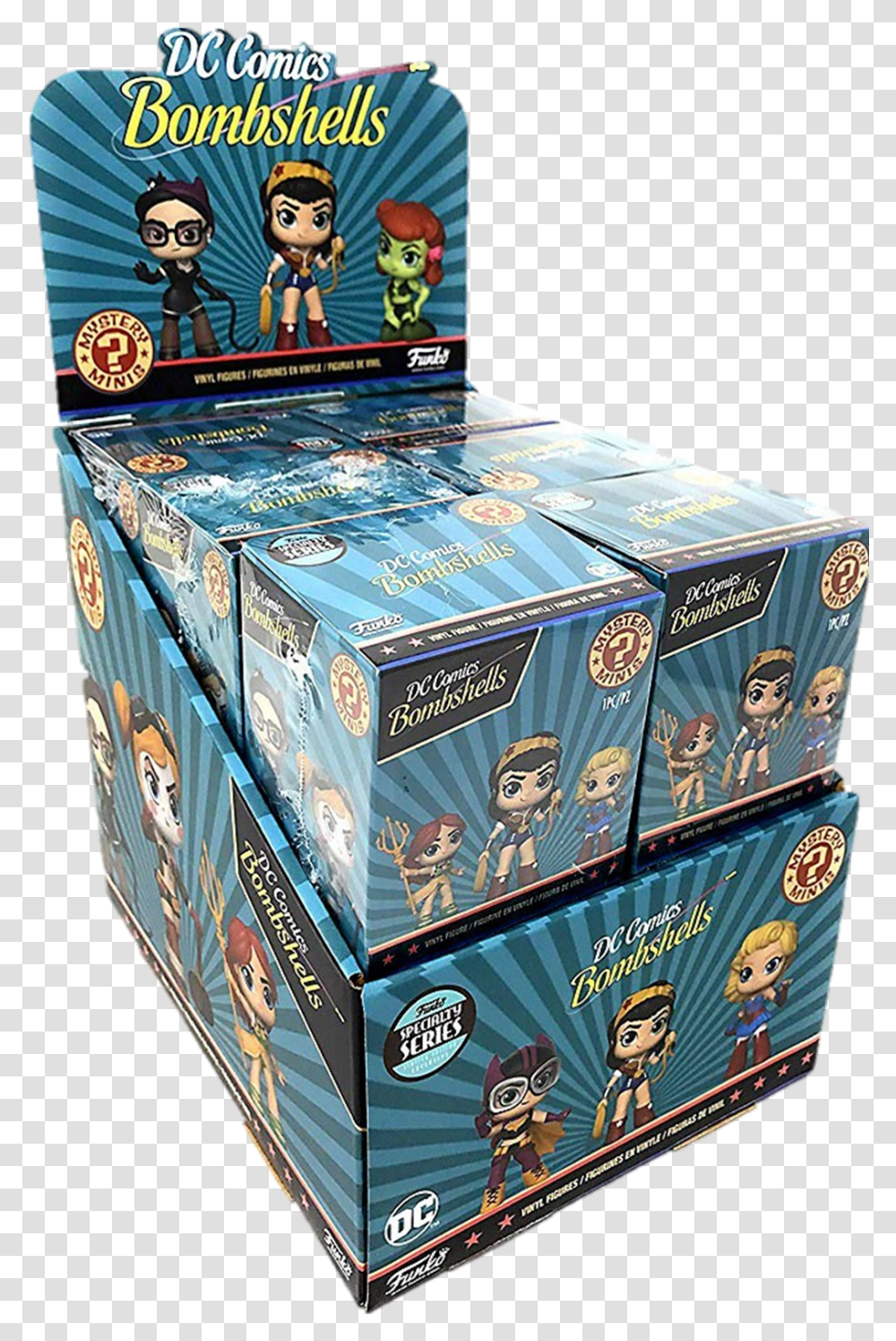 Mystery Minis Dc Comic Bombshells, Doll, Toy, Person, Human Transparent Png