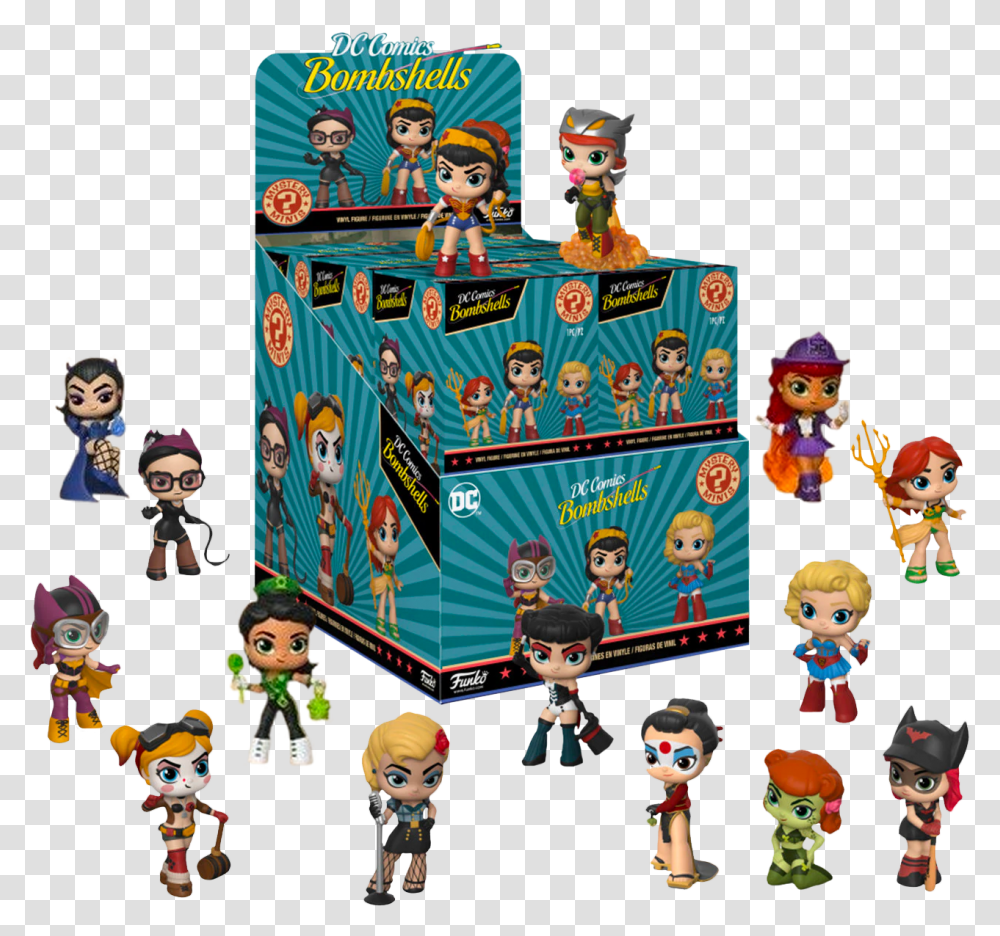 Mystery Minis Specialty Series Blind Box Dc Comics Bombshells, Super Mario, Doll, Toy Transparent Png