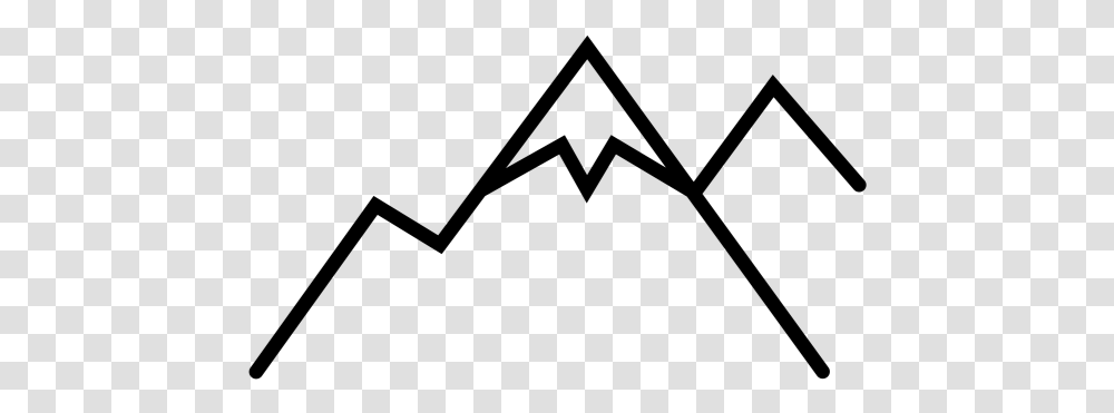 Mystery Mountain Line Art, Gray, World Of Warcraft Transparent Png