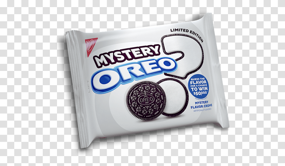 Mystery Oreo Packaging Oreo, Cushion, Word, Food, Sweets Transparent Png
