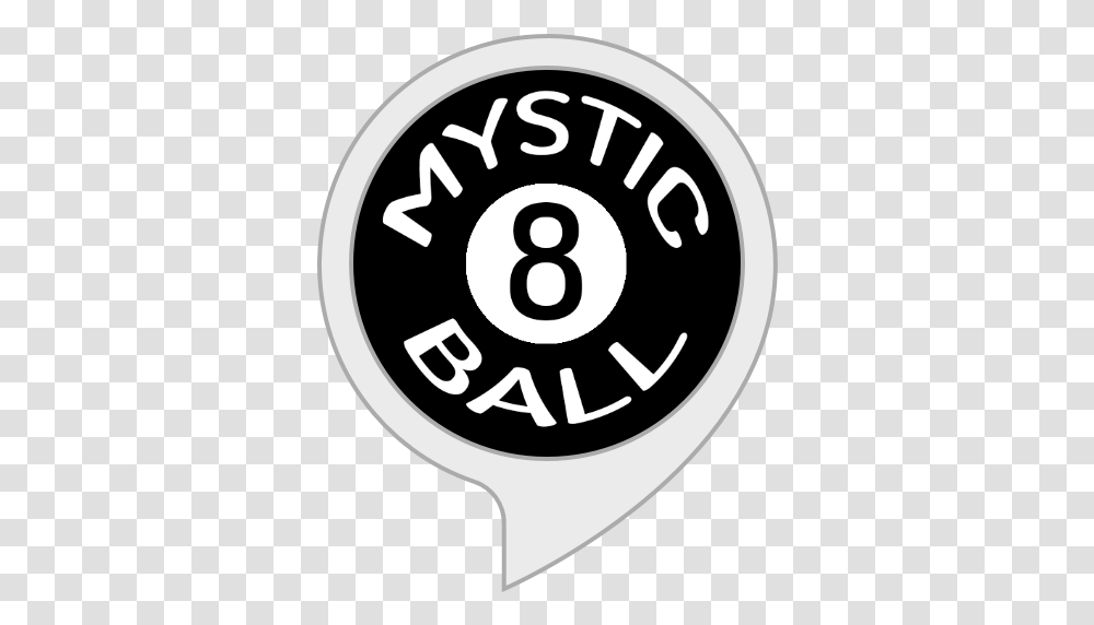 Mystic 8 Ball Amazonin Alexa Skills Circle, Number, Symbol, Text, Stencil Transparent Png