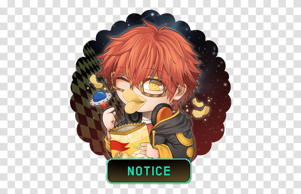 Mystic Messenger Ufo Added 707 Mystic Messenger Christmas, Person, Human, Sweets, Food Transparent Png