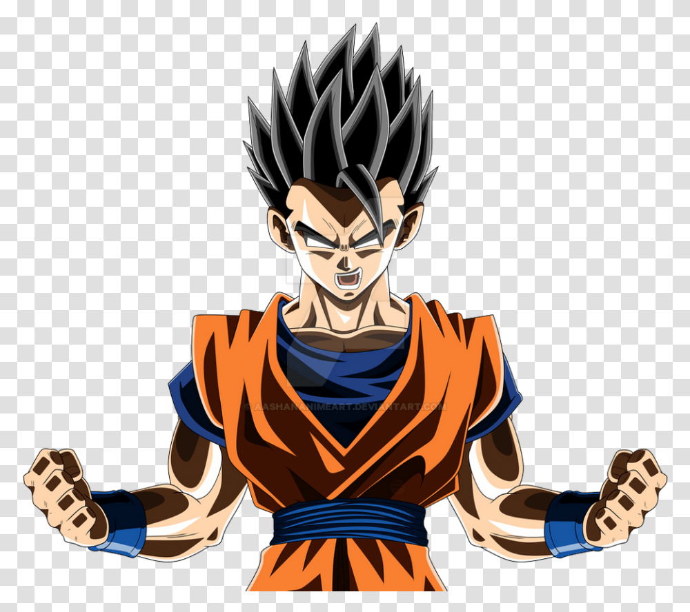 Mystic Super Saiyan, Comics, Book, Person, Human Transparent Png