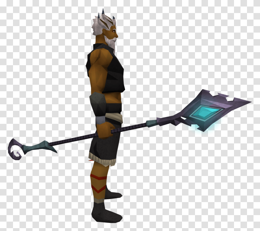Mystic Water Staff Runescape Wiki Fandom Powered By Starfury Weapons Runescape, Person, Duel, People, Hockey Transparent Png