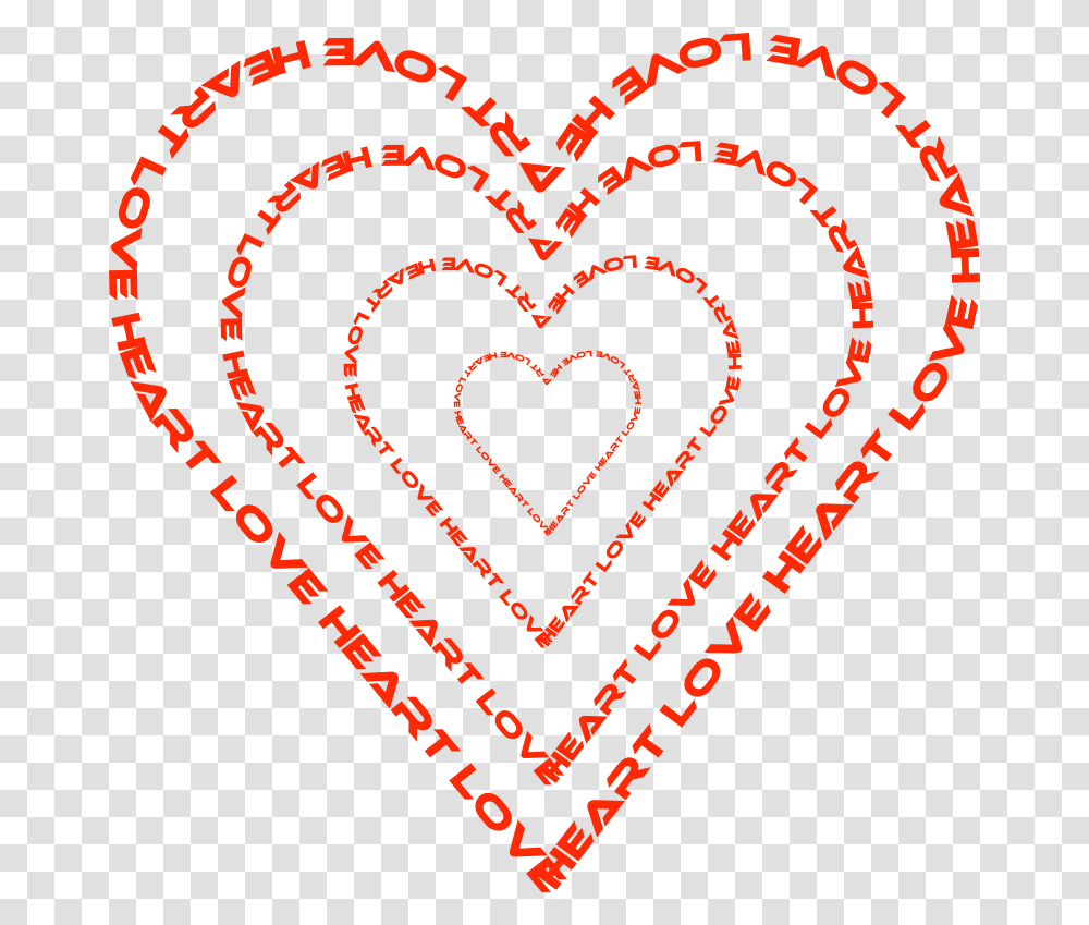 Mystica A Heart Done By Words Outline, Emotion, Rug Transparent Png