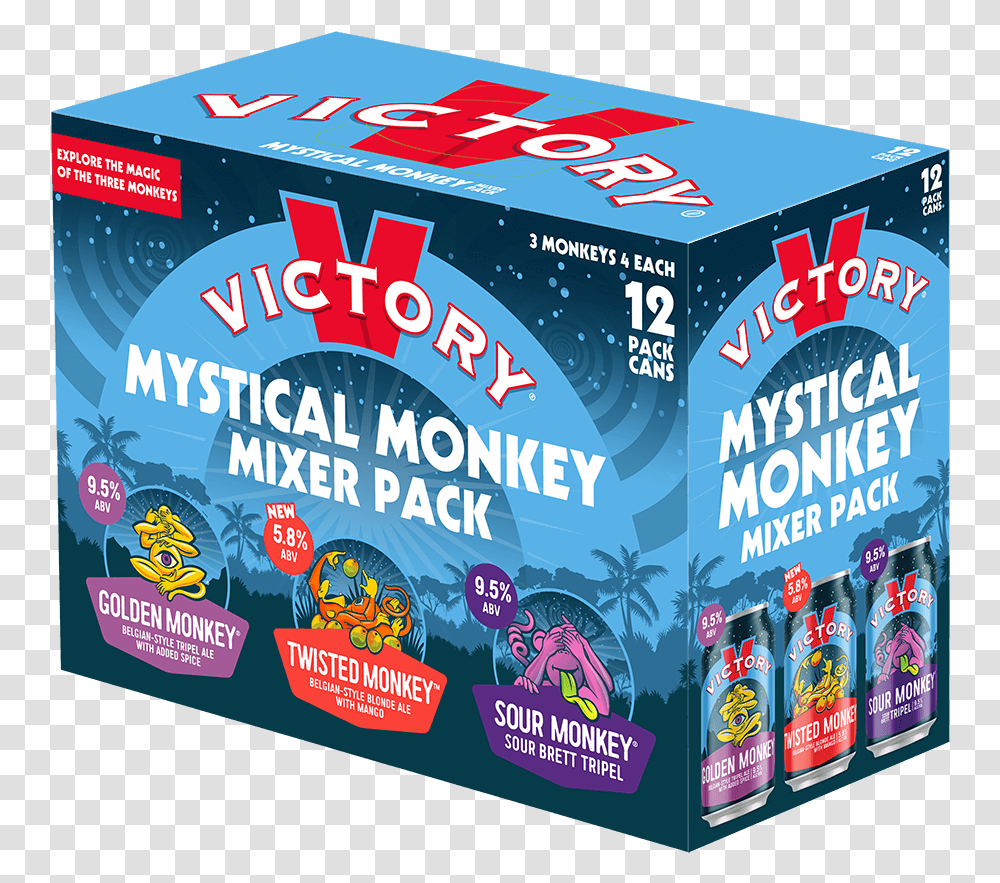 Mystical Monkey Mixer Pack Victory Mystical Monkey Mixer Pack, Poster, Advertisement, Food, Flyer Transparent Png