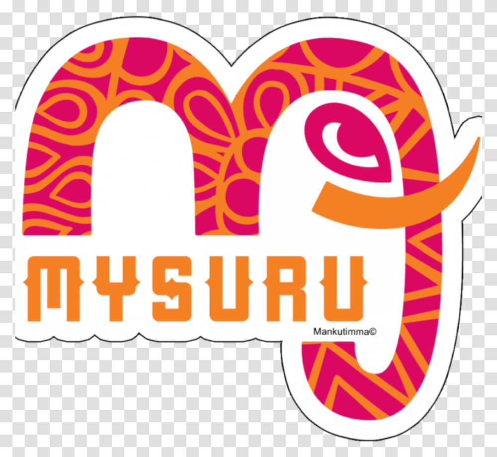 Mysuru Logo Reusable Sticker, Trademark, Heart Transparent Png