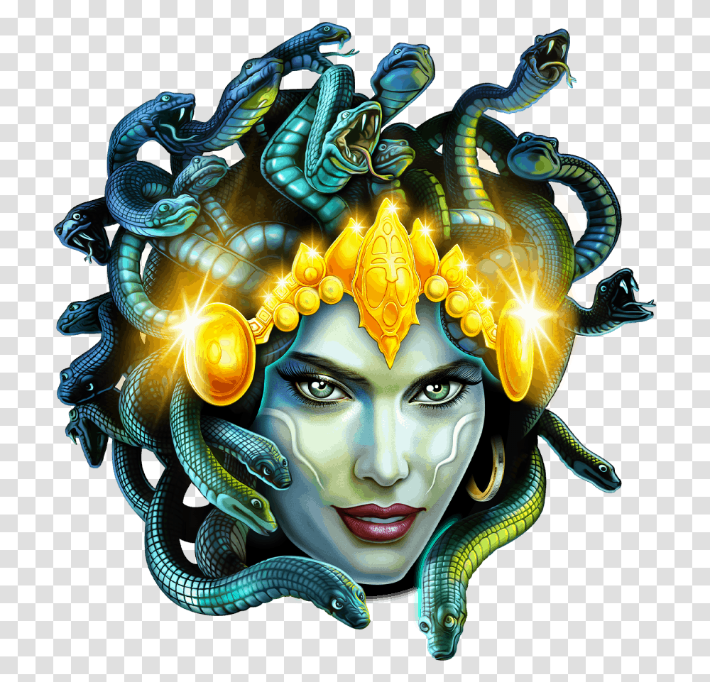 Myth Of Medusa Gold Greentube Myth Of Medusa Gold Novomatic, Graphics, Art, Crowd, Person Transparent Png