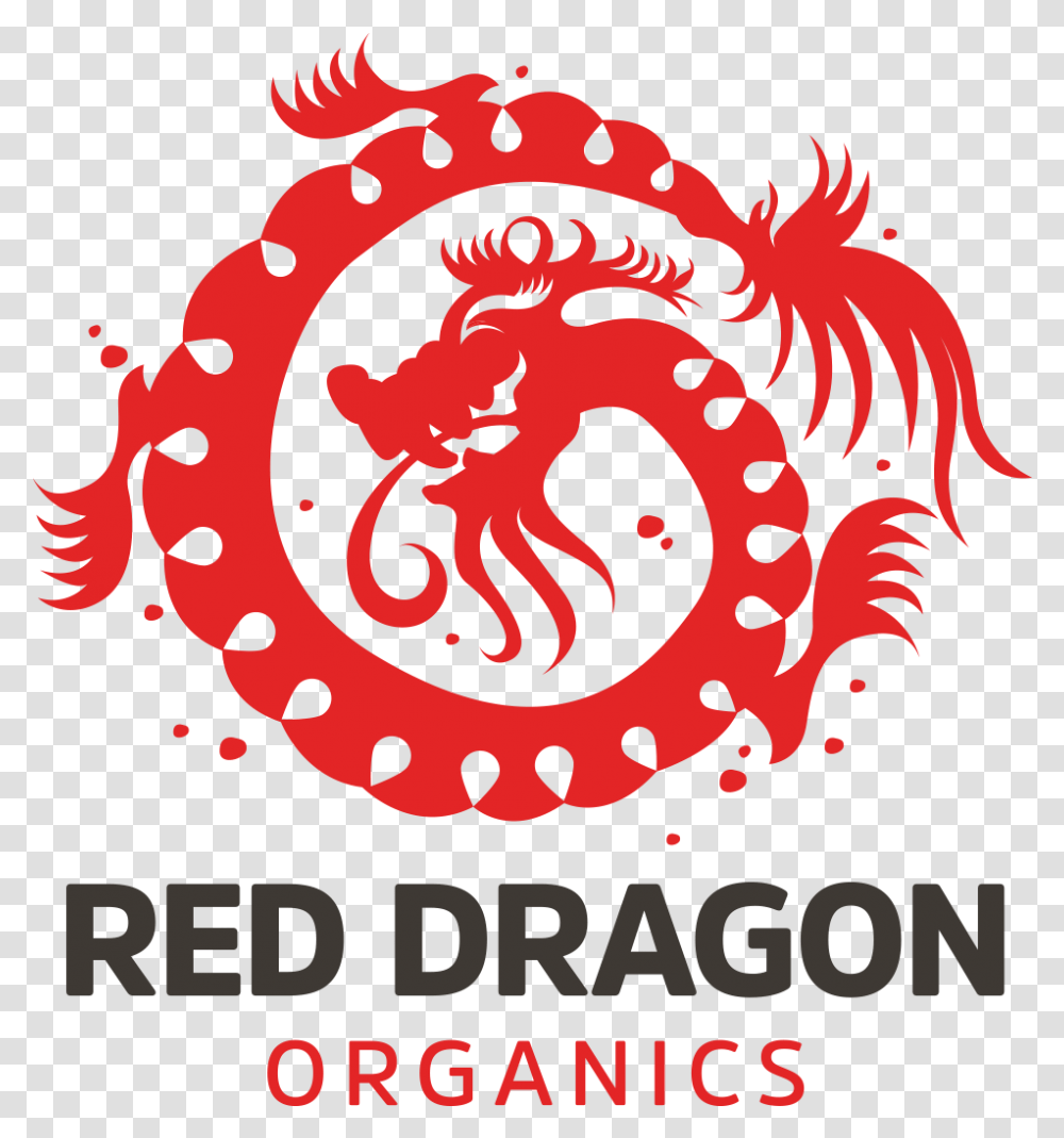 Myth Of The Dragon Red Dragon Organics Graphic Design, Poster, Advertisement Transparent Png