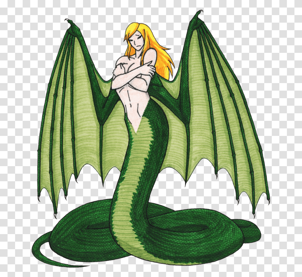 Mythical Clipart European Dragon Legendary Creature Mythology Melusine, Painting Transparent Png