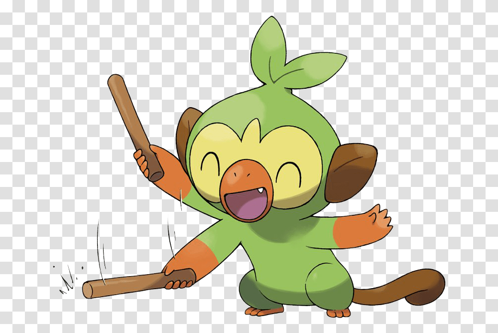Mythical Pokemon Sword And Shield Pokemon Galar Grookey, Plant, Photography, Face, Food Transparent Png