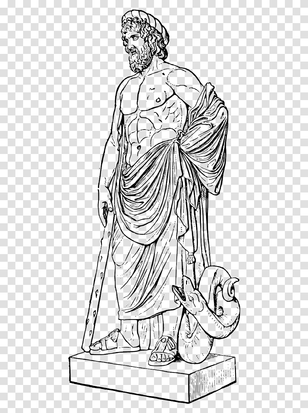 Mythology Ancient Greek Free Picture Ancient Greek Statues Outline, Spider Web, Person, Human Transparent Png
