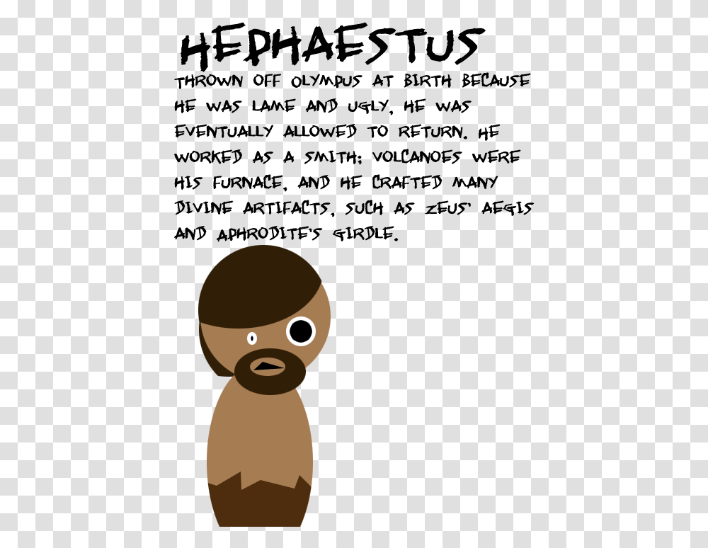 Mythology Clipart Hephaestus Greek God Hephaestus, Mammal, Animal, Wildlife, Otter Transparent Png