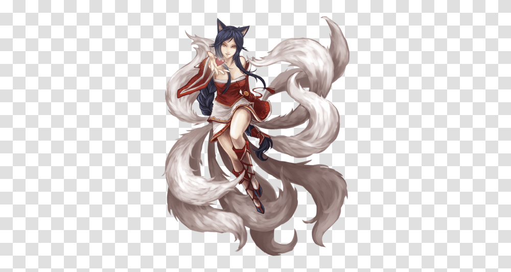 Mythology Images Free Library Ahri League Of Legends, Person, Human, Art, Sweets Transparent Png