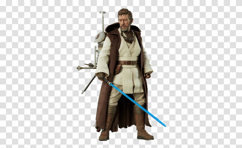 Mythos Obi Wan Figure, Person, Overcoat, Costume Transparent Png