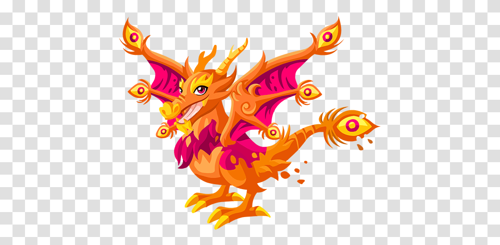 Myths And Legends For Kids Dragon And Phoenix Cartoon Transparent Png