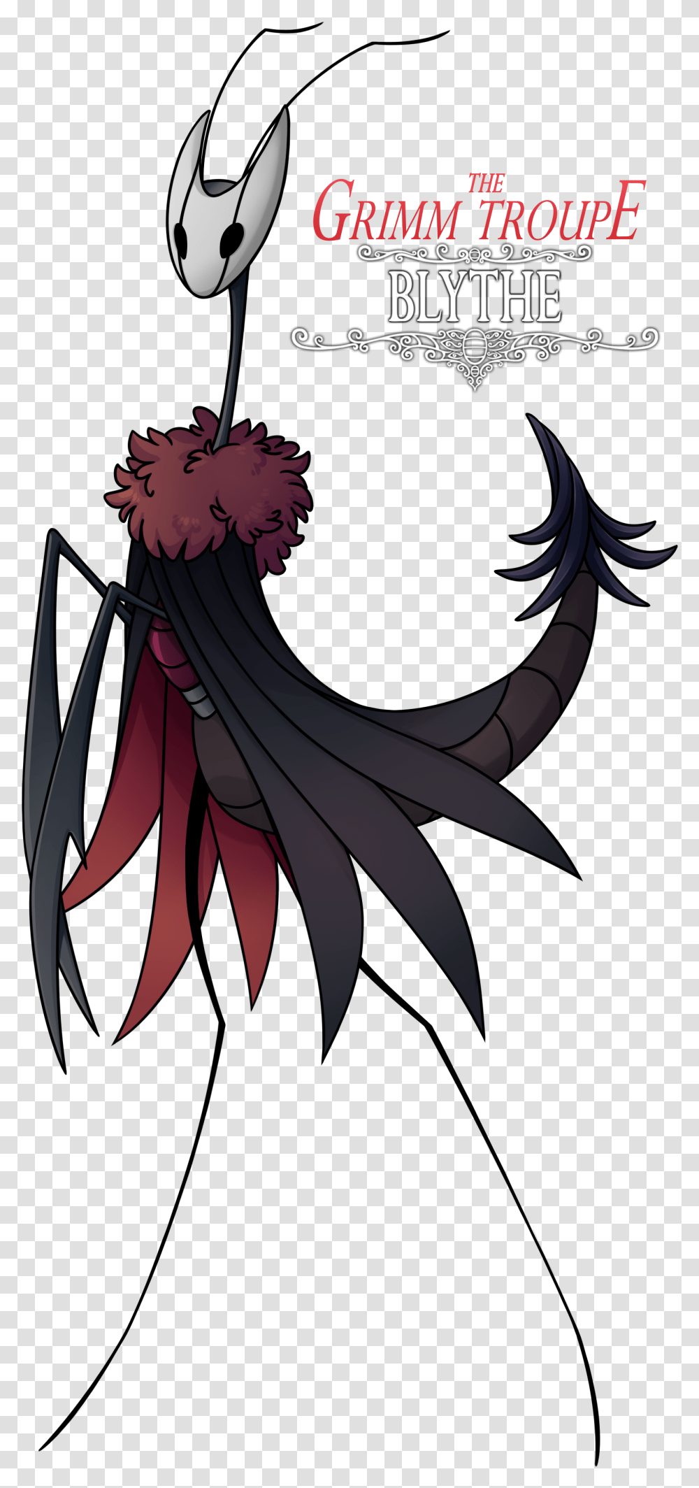 Mywnftltbqkavkp Hollow Knight Grimm Troupe Crowd, Dragon, Poster, Advertisement Transparent Png