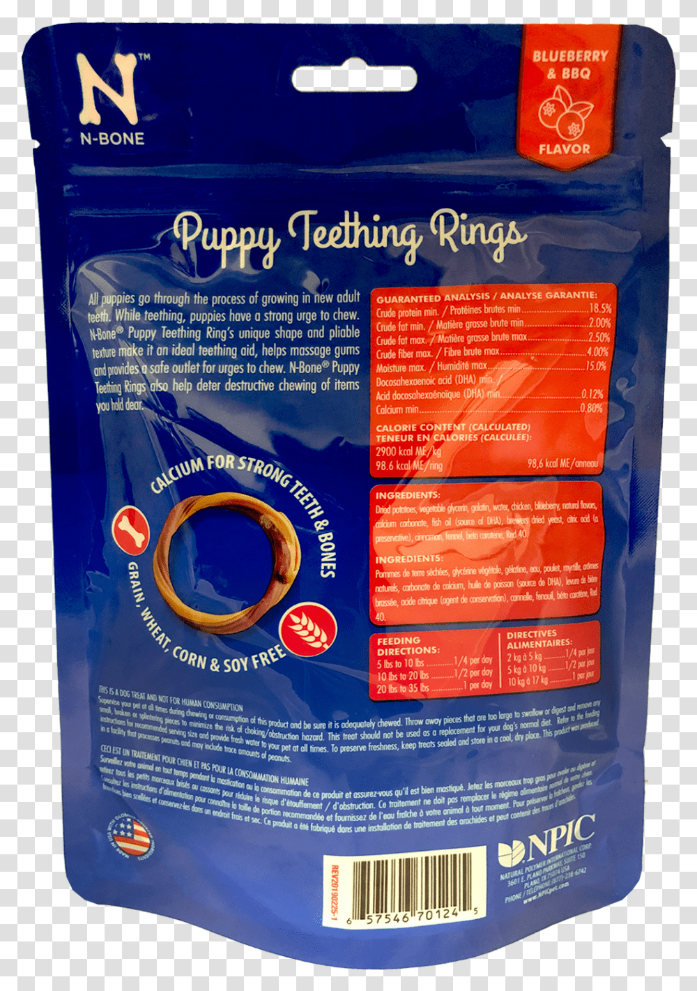 N Bone Puppy Teething Rings Grain Free Blueberry Amp Box, Advertisement, Poster, Flyer, Paper Transparent Png