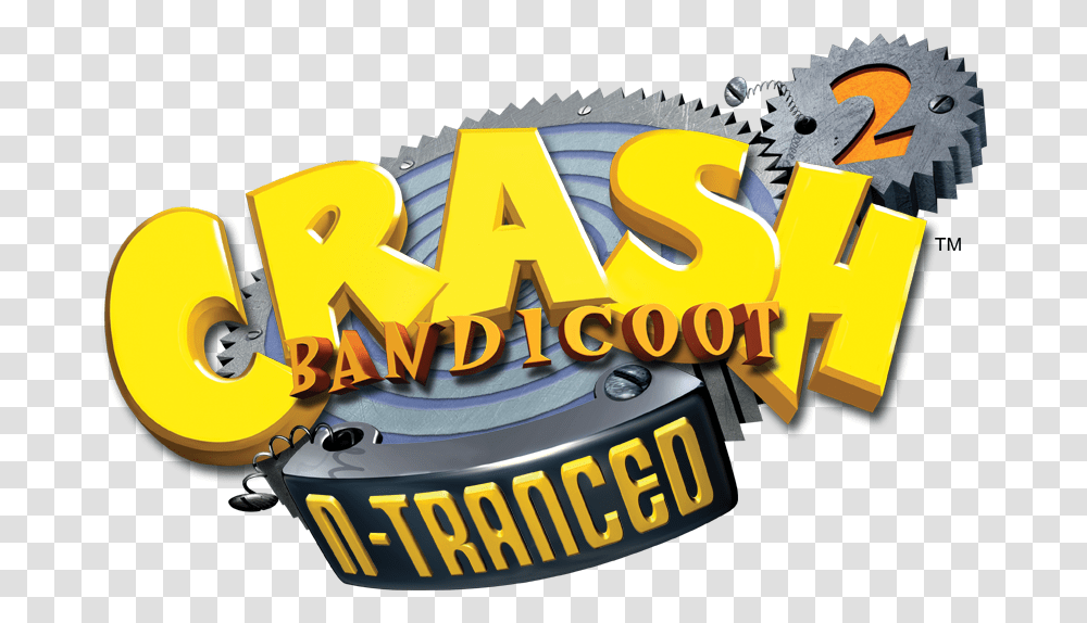 N Crash Bandicoot 2 N Tranced Logo, Amusement Park, Symbol, Roller Coaster, Text Transparent Png
