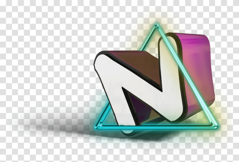 N Neon Picsart Picsart Logo N, Light, Footwear Transparent Png