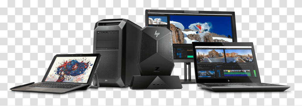 Nab 2018 Avid Hp Z Workstation Family, Laptop, Pc, Computer, Electronics Transparent Png