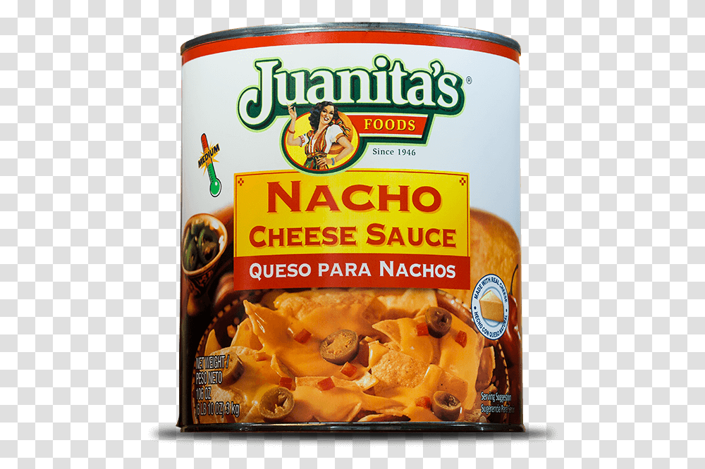 Nacho Cheese Sauce, Food, Person, Plant, Tin Transparent Png