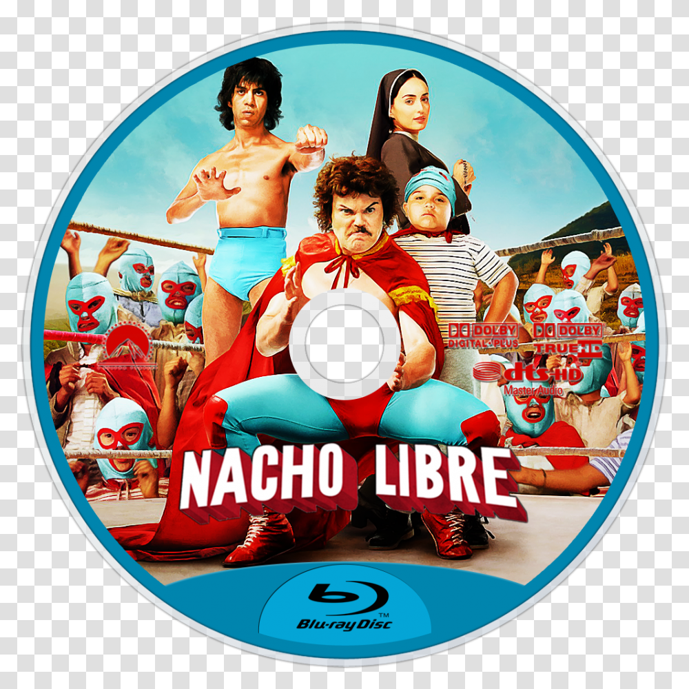 Nacho Libre Dvd Hd, Disk, Person, Human, Poster Transparent Png