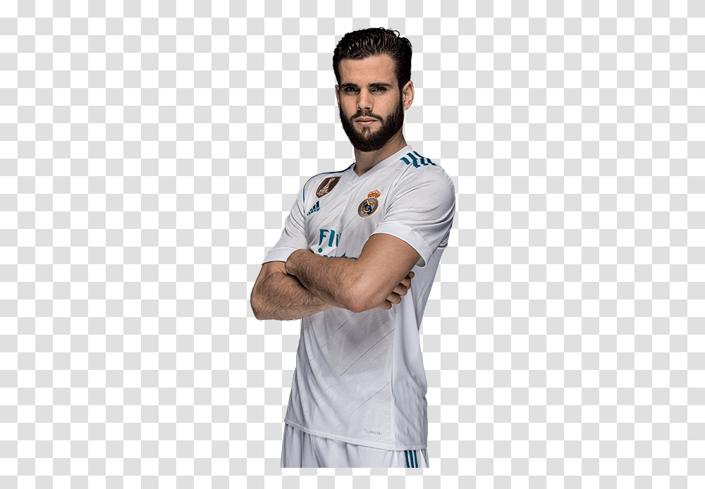 Nacho Real Madrid, Person, Shirt, Arm Transparent Png