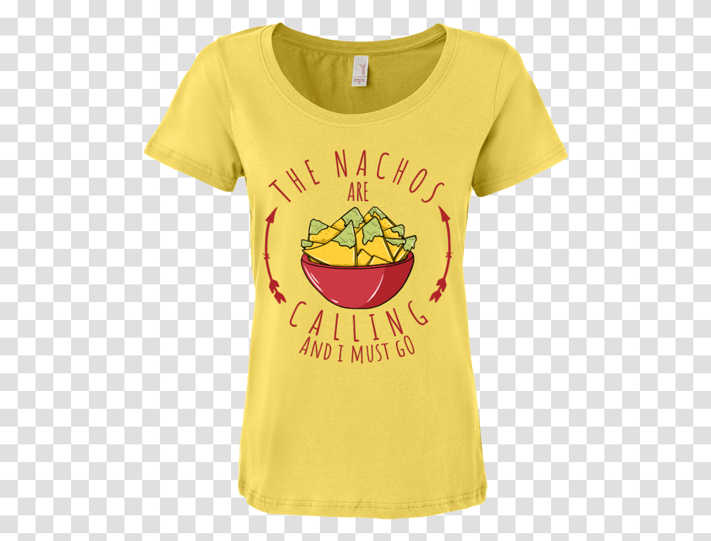 Nachos Are Calling T Shirt Template Yellow And White Nike Shirt, Apparel, T-Shirt, Plant Transparent Png