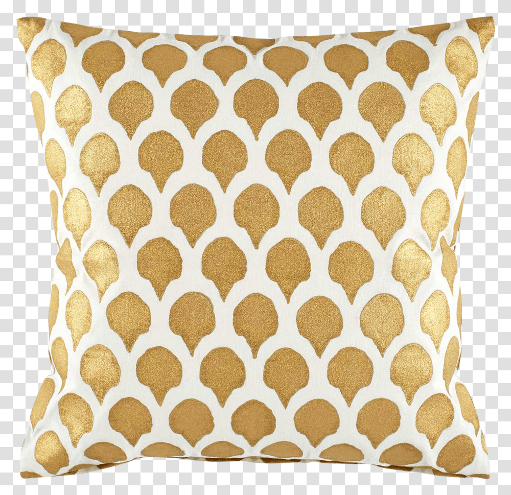 Nadole Gold Decorative Pillow Adalberto Libera, Cushion, Rug, Pattern Transparent Png