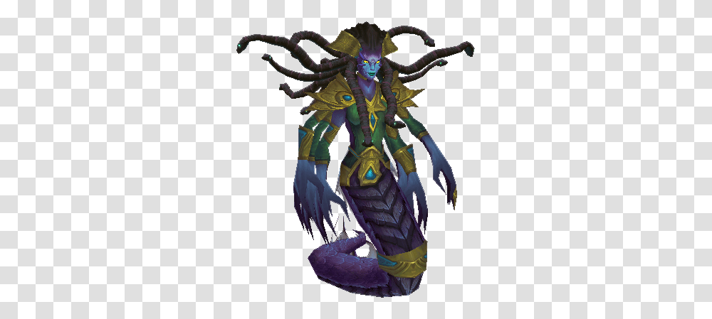 Naga Of The Empire Of Nazjatar In Wow Legion, World Of Warcraft Transparent Png