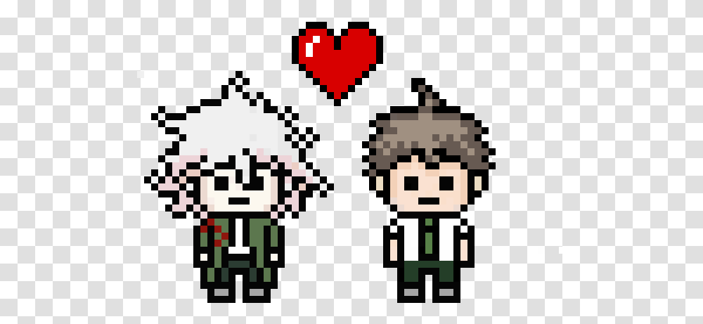 Nagito Komaeda Pixel Sprite, Pac Man, Super Mario Transparent Png