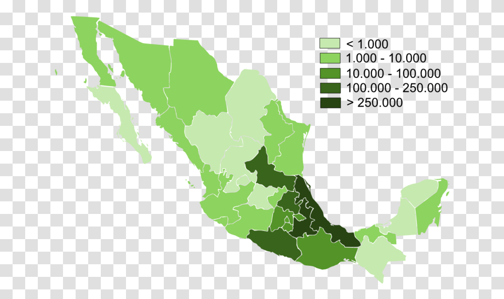 Nahuatl In Mexico South Mexico Vs North Mexico, Map, Diagram, Plot, Atlas Transparent Png