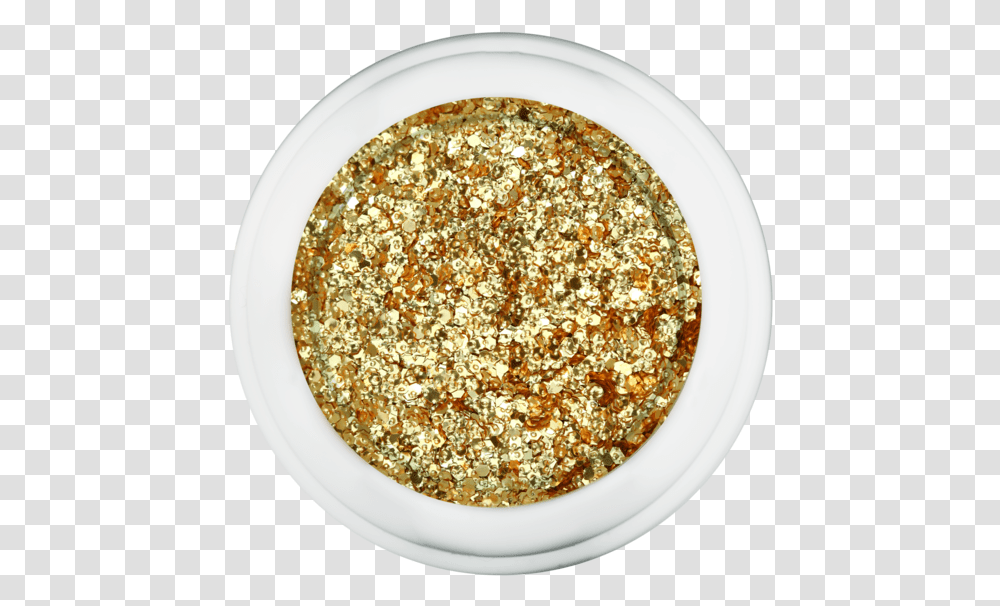 Nail Art Designed Confetti Glitter 007 Round 124'' Gold 05oz 1101 0448 Bb Eye Shadow, Food, Breakfast, Plant, Oatmeal Transparent Png