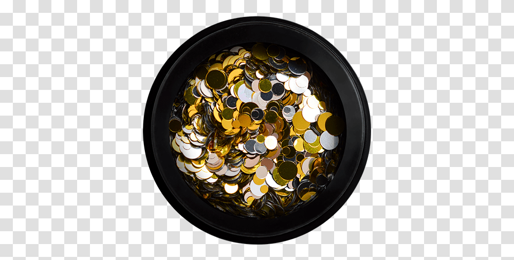 Nail Confetti Gold & Silver Cockle, Lighting, Bowl, Art, Light Fixture Transparent Png