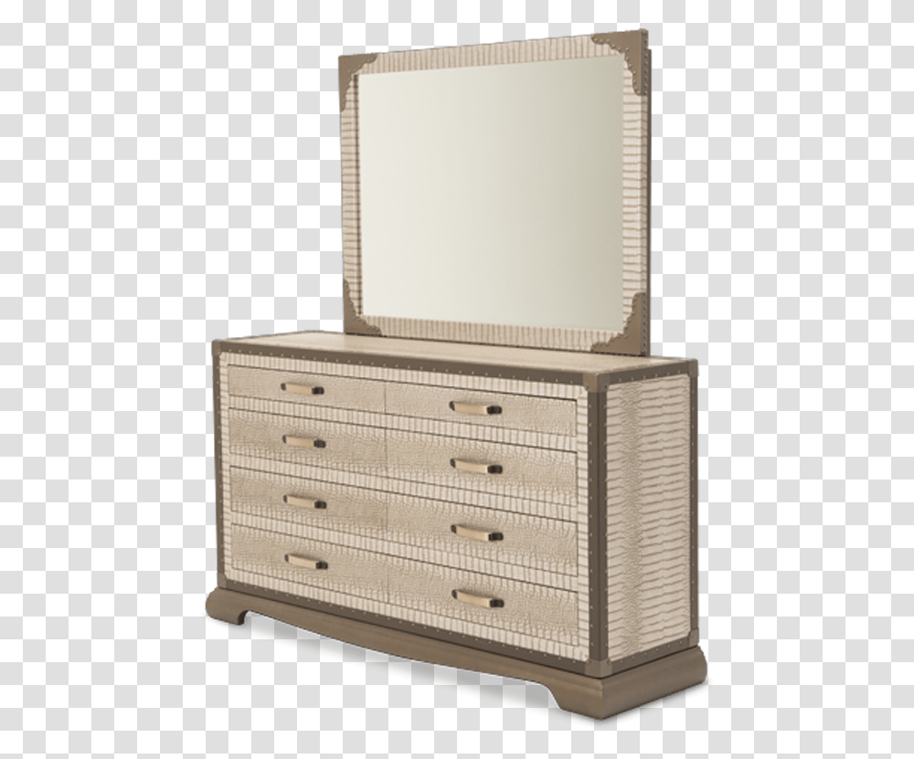 Nail Head Chest Of Drawers, Furniture, Dresser, Cabinet, Box Transparent Png