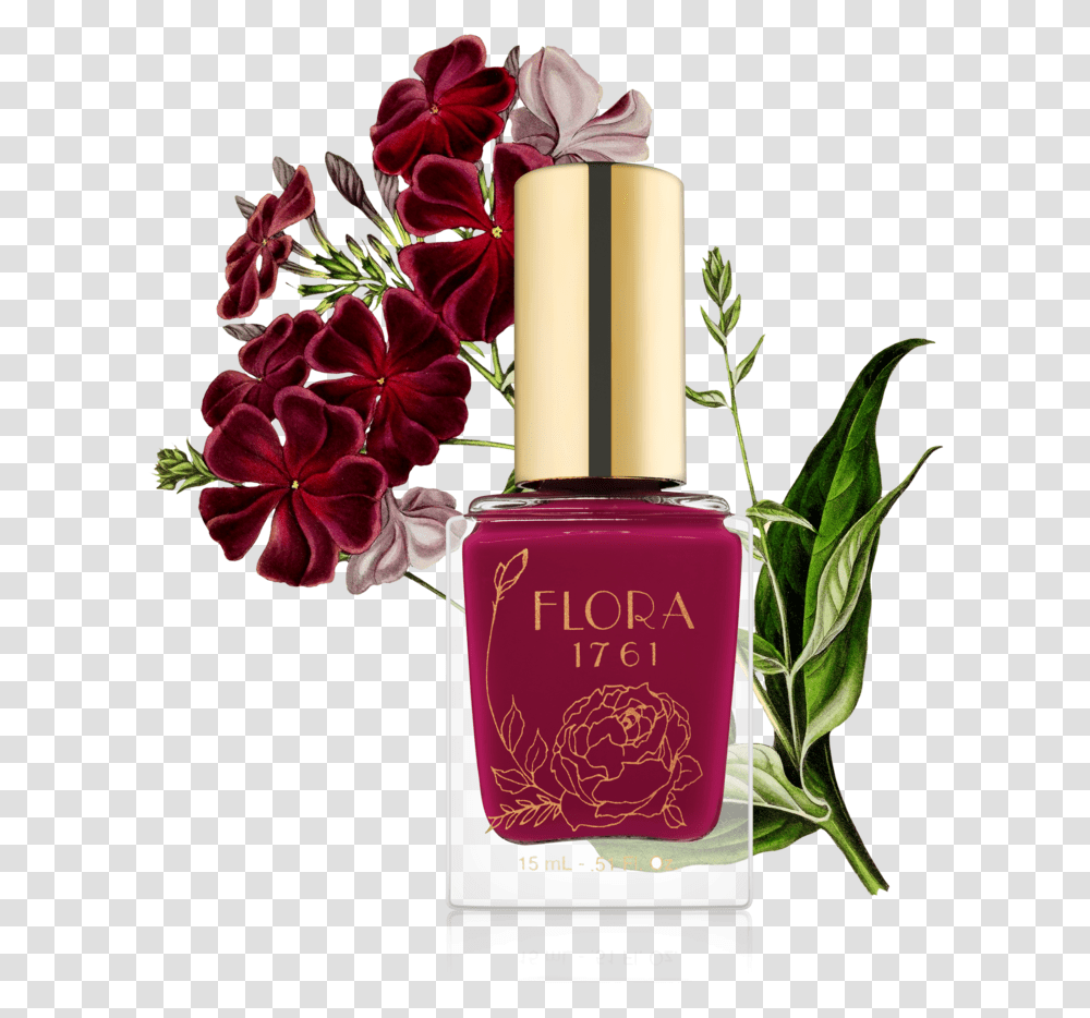 Nail Lacquer In Sweet William Nail Polish, Bottle, Cosmetics, Perfume, Plant Transparent Png